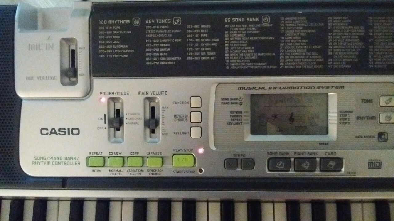 Casio LK 200s keyboard with stand for Sale in Galloway NJ OfferUp