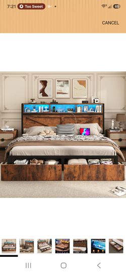Brand New King Headboard and Frame