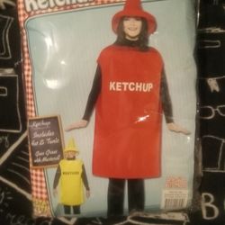 BRAND NEW KETCHUP BOTTLE COSTUME