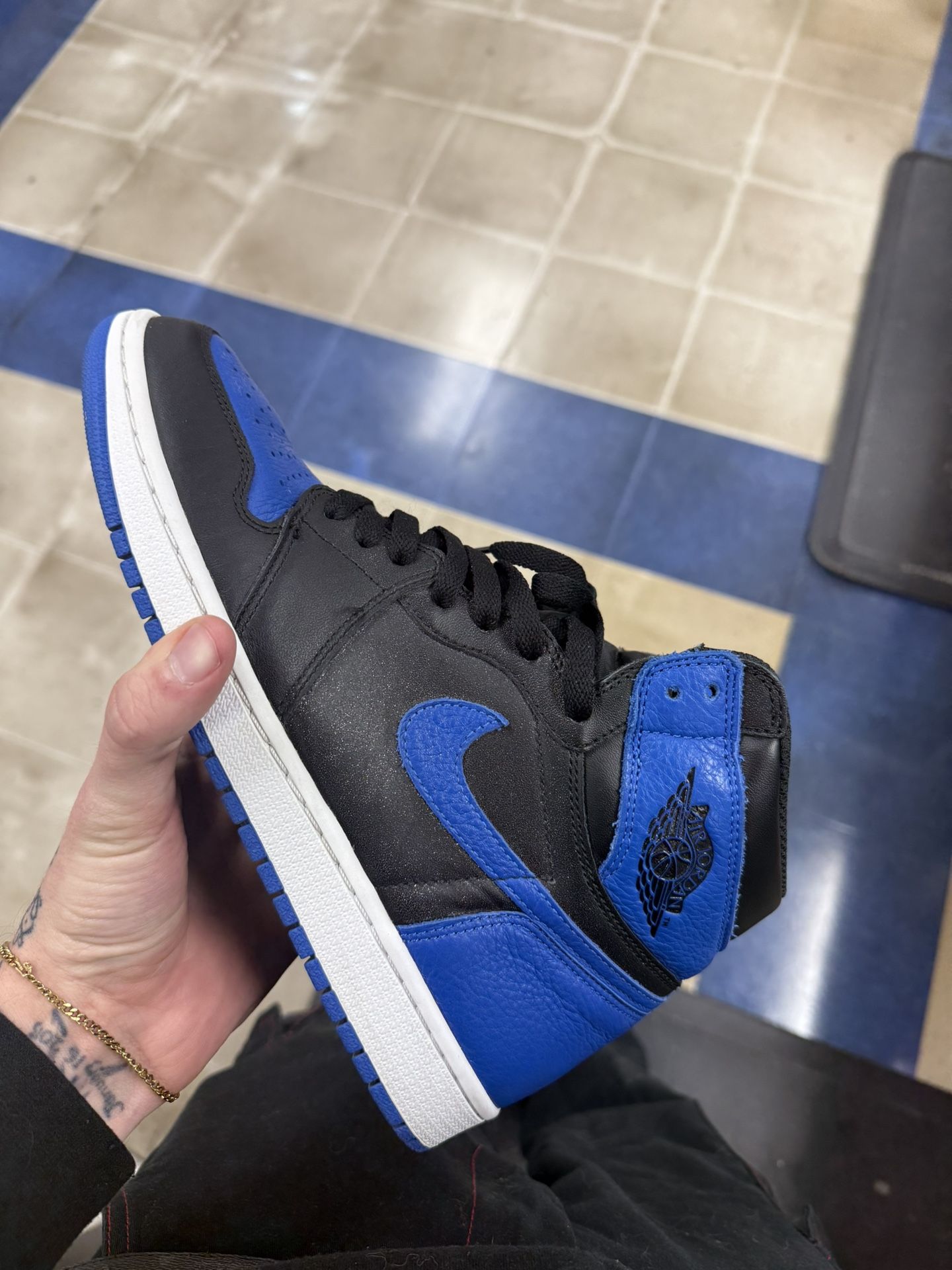 Jordan 1 Royal Size 9.5 Og All 