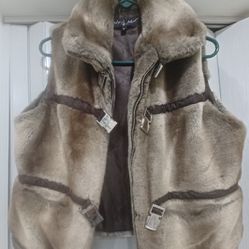 Baby Phat Faux Fur Vest - Large