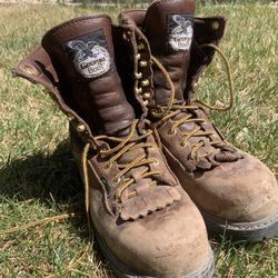 Used steel toe cheap boots for sale