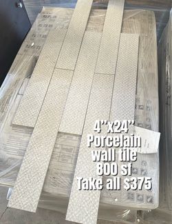 Porcelain wall tile floor backsplash