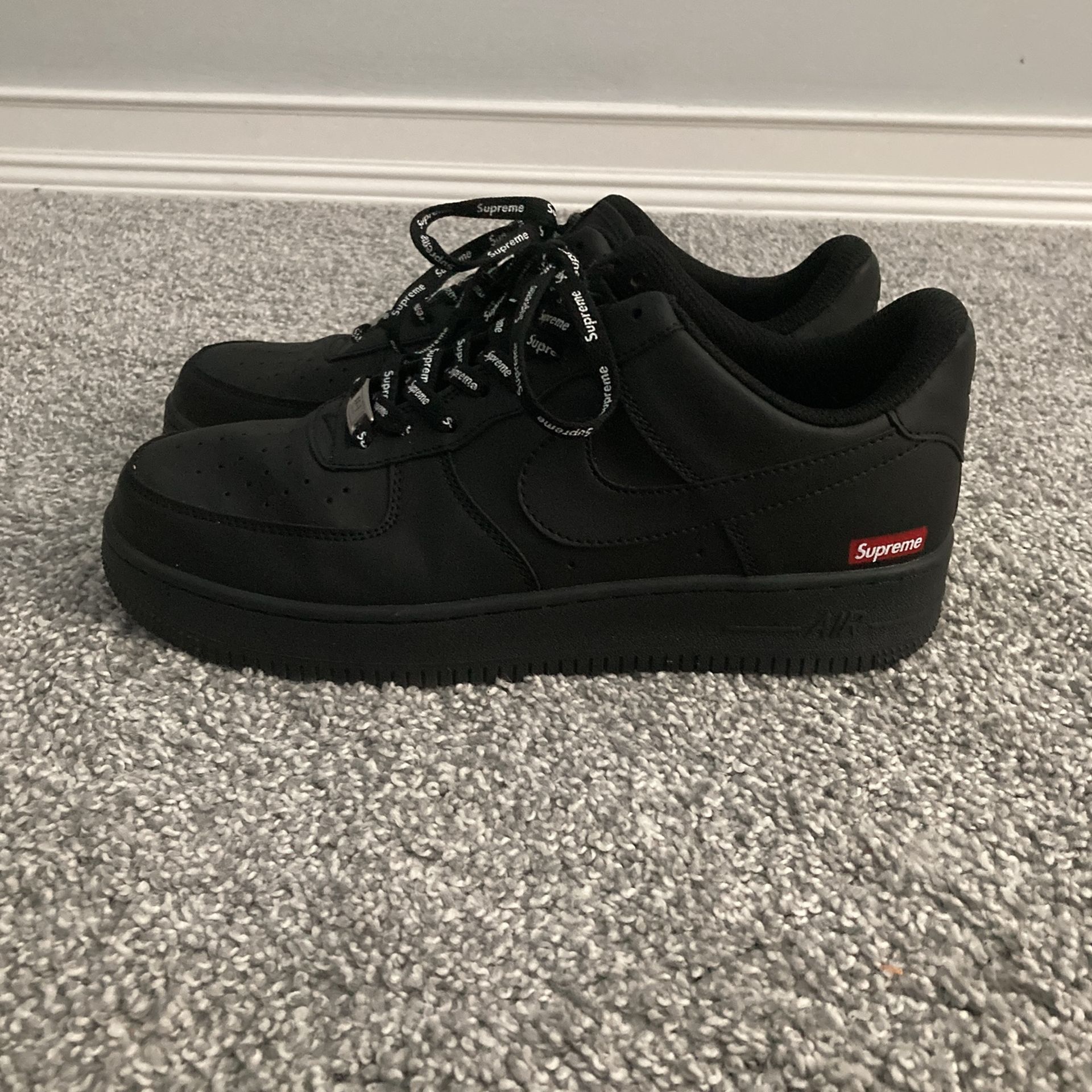 Black supreme airforce 1 Nike