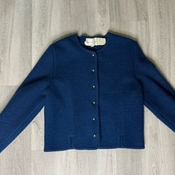 The Eagle’s Eye Wool Cardigan Sweater Jacket Vintage Size 12 See Measurements