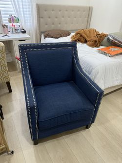 Blue Accent Chair