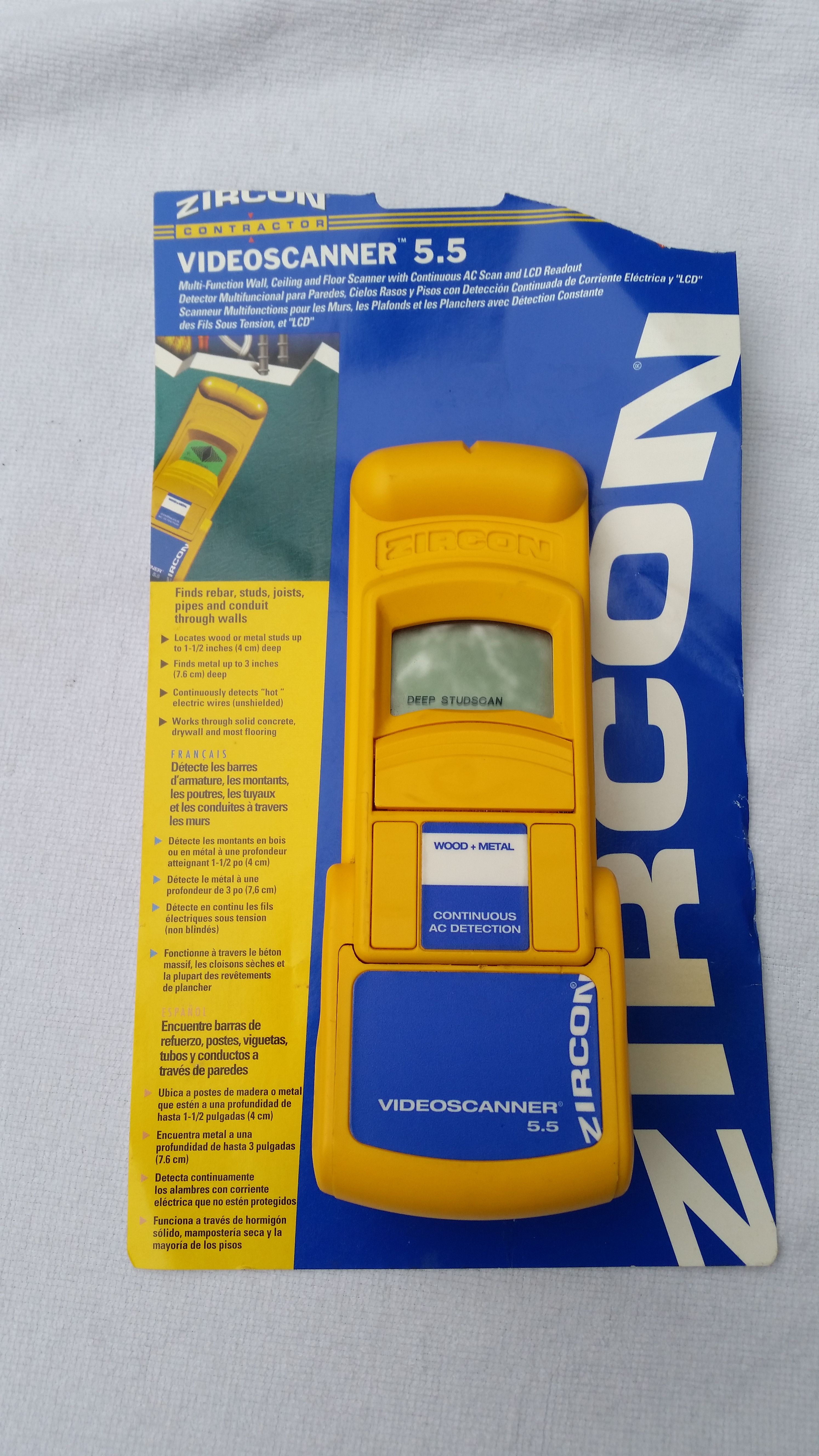 ZIRCON 5.5 Videoscanner Stud Finder