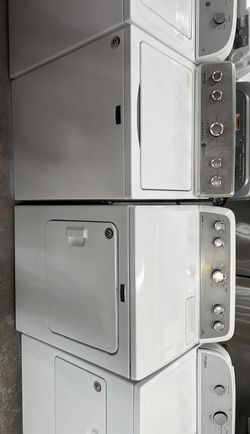 Maytag Top Load Washer & Dryer Set – Agitator, White, Tested