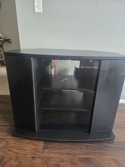 Black TV Console