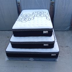 Queen Size Mattress Pillow Top New 12"
