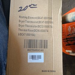 HeatingElement For A Dryer New Check Numbers For Application 20.00
