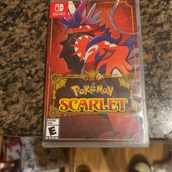 Pokemin Scarlet for Nintendo Switch (US Version) Rated E 