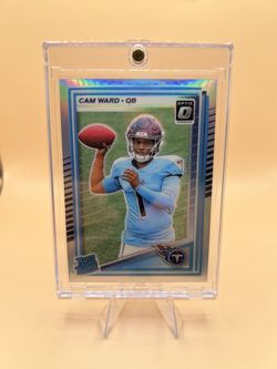 2025 Cam Ward Silver Optic Rookie Football Card🔥