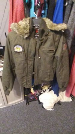 Khaki bomber jacket