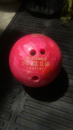 Brunswick Axis Bowling Ball Pink