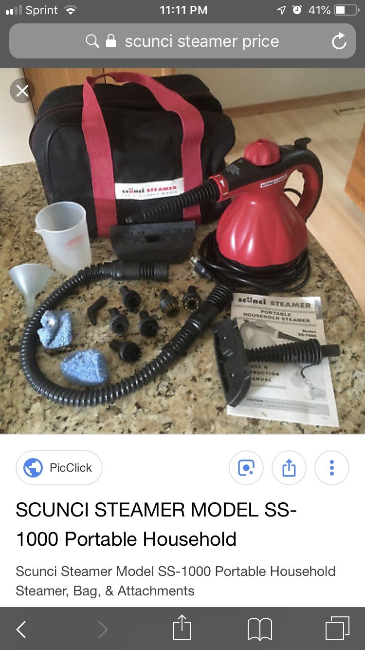 Scunci SS 1000 Steam Cleaner