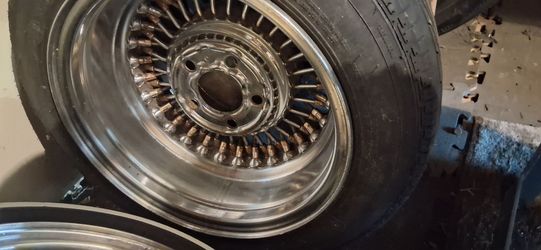 Wire wheels 13 in with tires