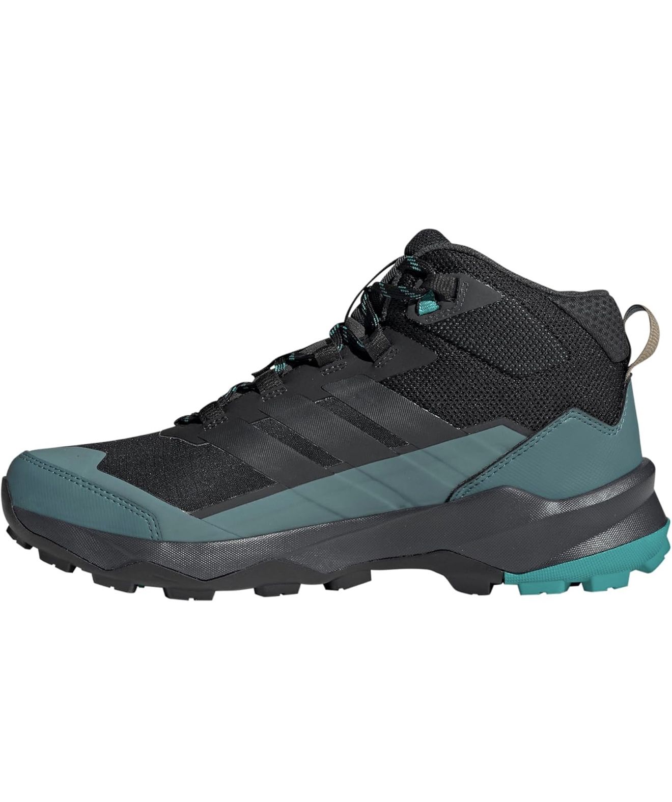 adidas Men's Terrex Skychaser Ax5 Mid Top Gore-tex Hiking Shoe Color: Black/Carbon/Pure Teal Size: 11.5 Origin Imported Sole material Rubber Outer
