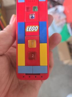 Lego Wii Remote Red Yellow Collectible