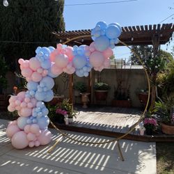 Balloons And Backdrop