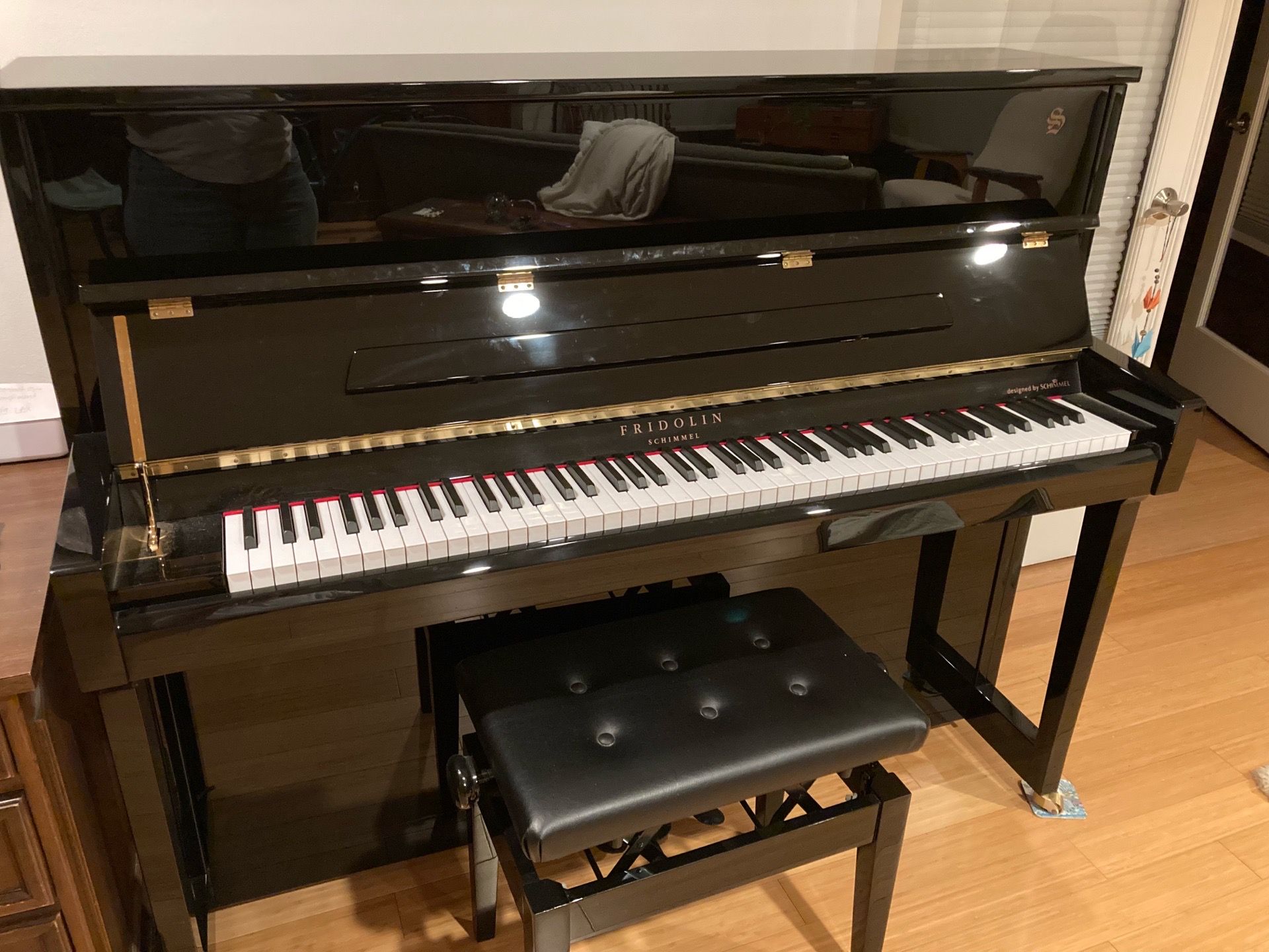Shimmel Upright Grand Piano