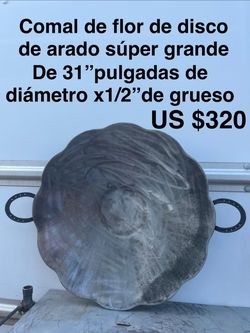 Comal de flor de disco de arado súper grande
