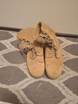 Tan Combat Boots