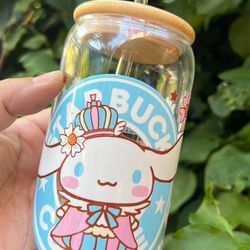 Cinnamon Roll Glass Cup