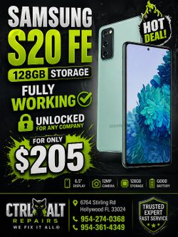 Samsung S20 FE – UNLOCKED 💥 ONLY $205