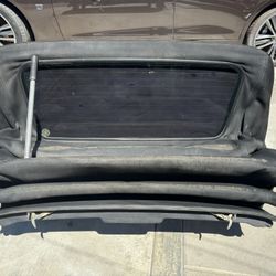 BMW 525i convertible top.