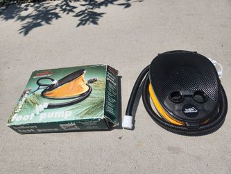 foot air pump
box size: 11x8x3H"
$7