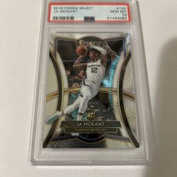2019 Panini Select JA Morant Rookie Card PSA10 