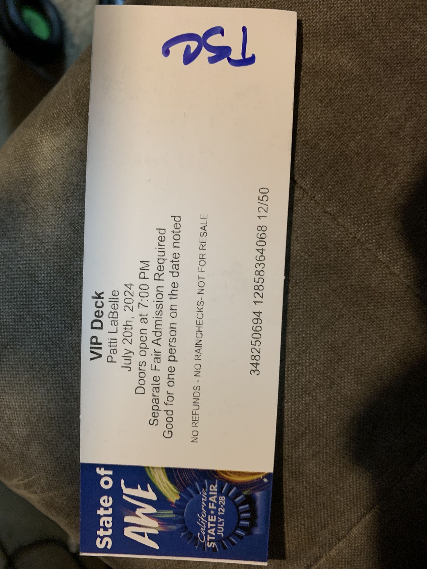 Pati Labelle Calexpo Ticket