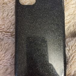 Black Sparkle iPhone 13 Case 