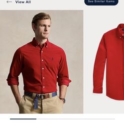 Mens Polo Ralph Lauren Corduroy Shirt 