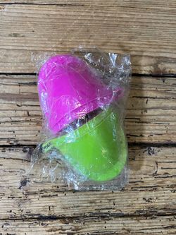 Silicone Oven Mittens 2pk pink/green