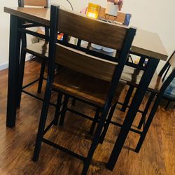 Dining table/ Wooden/ Iron