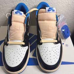 Nike Air Jordan 1 Retro Low OG SP Fragment x Travis Scott sneaker Size 9