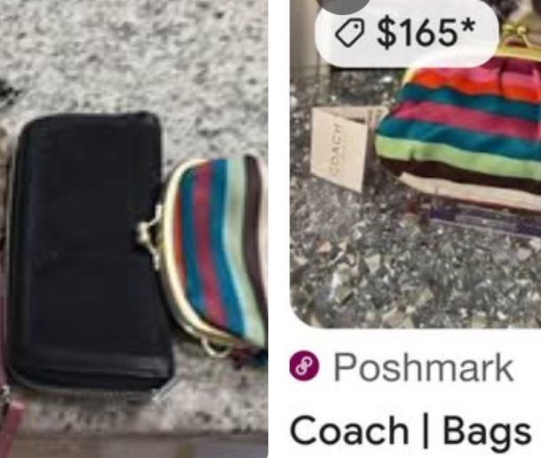 Nice hand bags- wallet & 1 change wallet vintage 3-pieces $50 for all