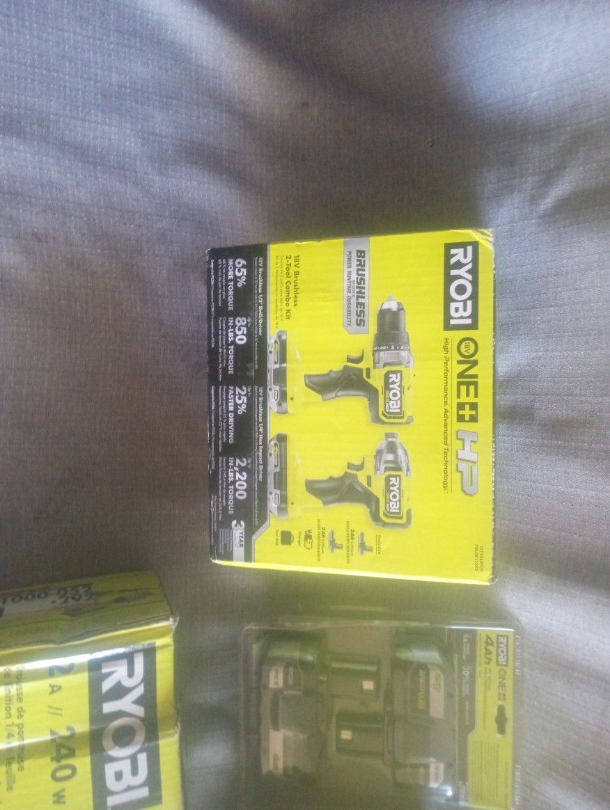 Ryobi One Brushless Brand New