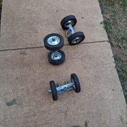 Llantas Para Portón De Tela 6"  De Alto Tengo 