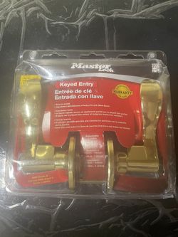 Master Lock Door Handle With Keys 