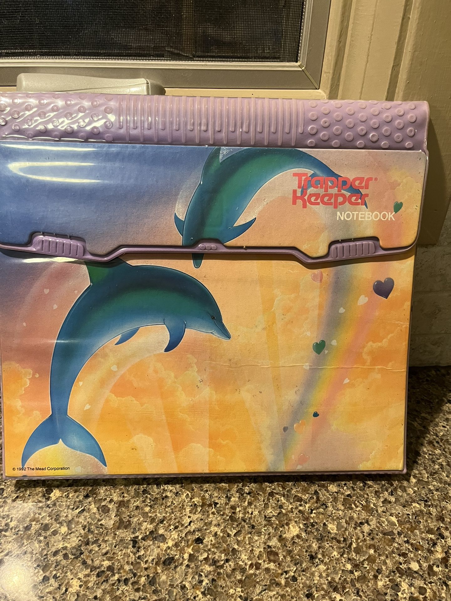 1990’s Collectible Trapper Keeper ~ Dolphins