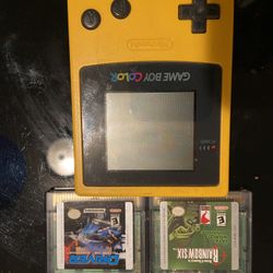 Game Boy Color Yellow