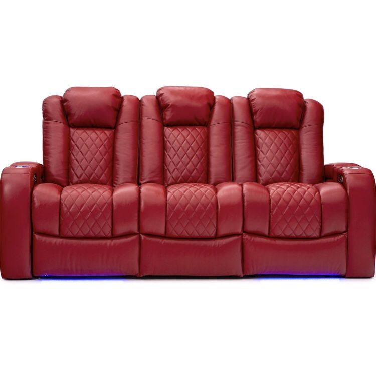 Bob’s Reclining Bluetooth Sofa.