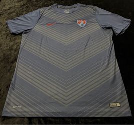 Mens XL Team USA Soccer Nike Navy Blue Dri-fit Jersey