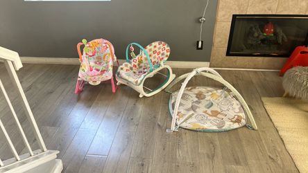 3. Of Baby rocking bed chair play Matt fisher price