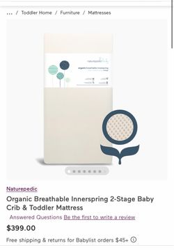 Naturpedic crib mattress