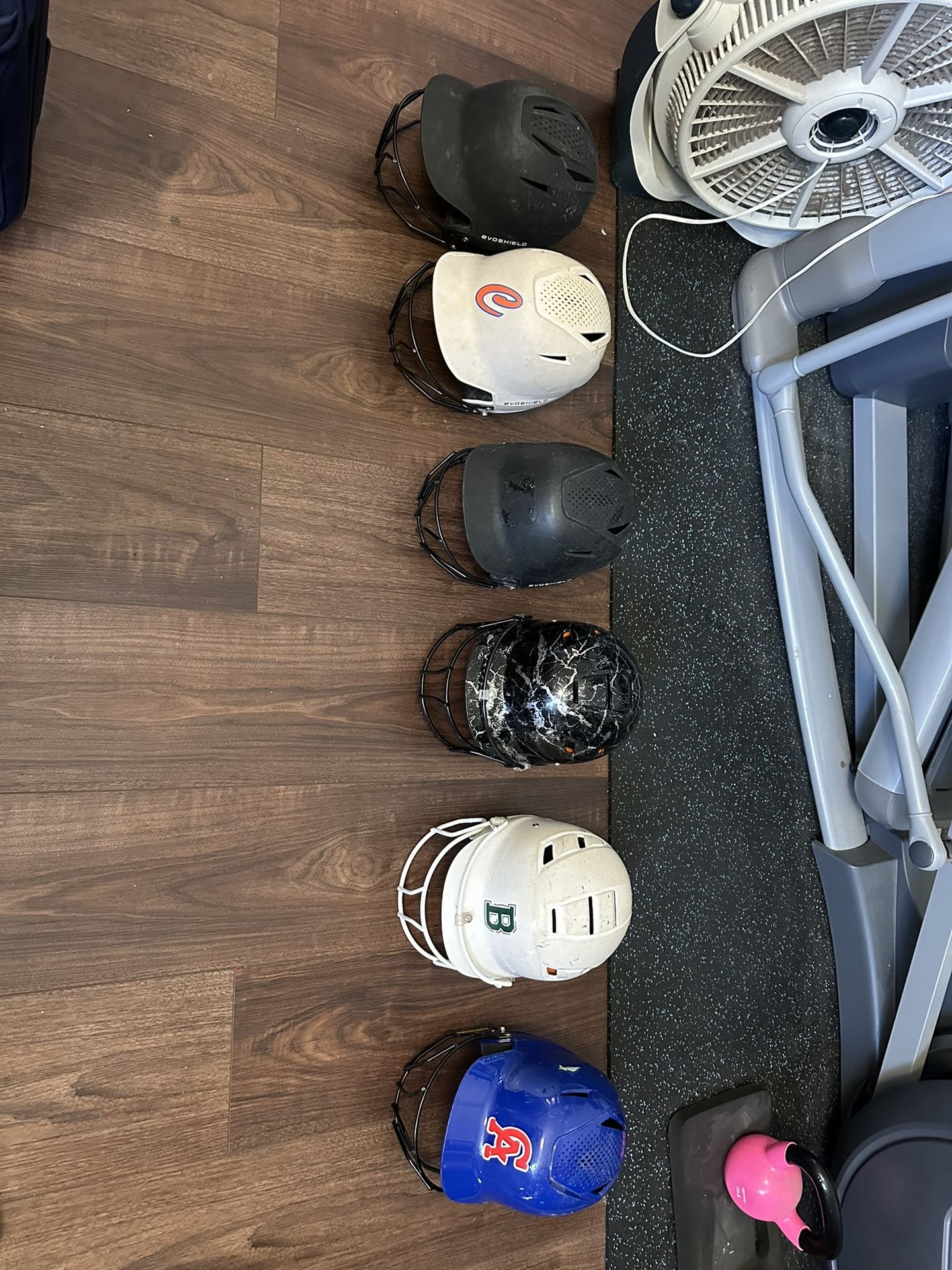 Evosheild And Schutt Softball Helmets