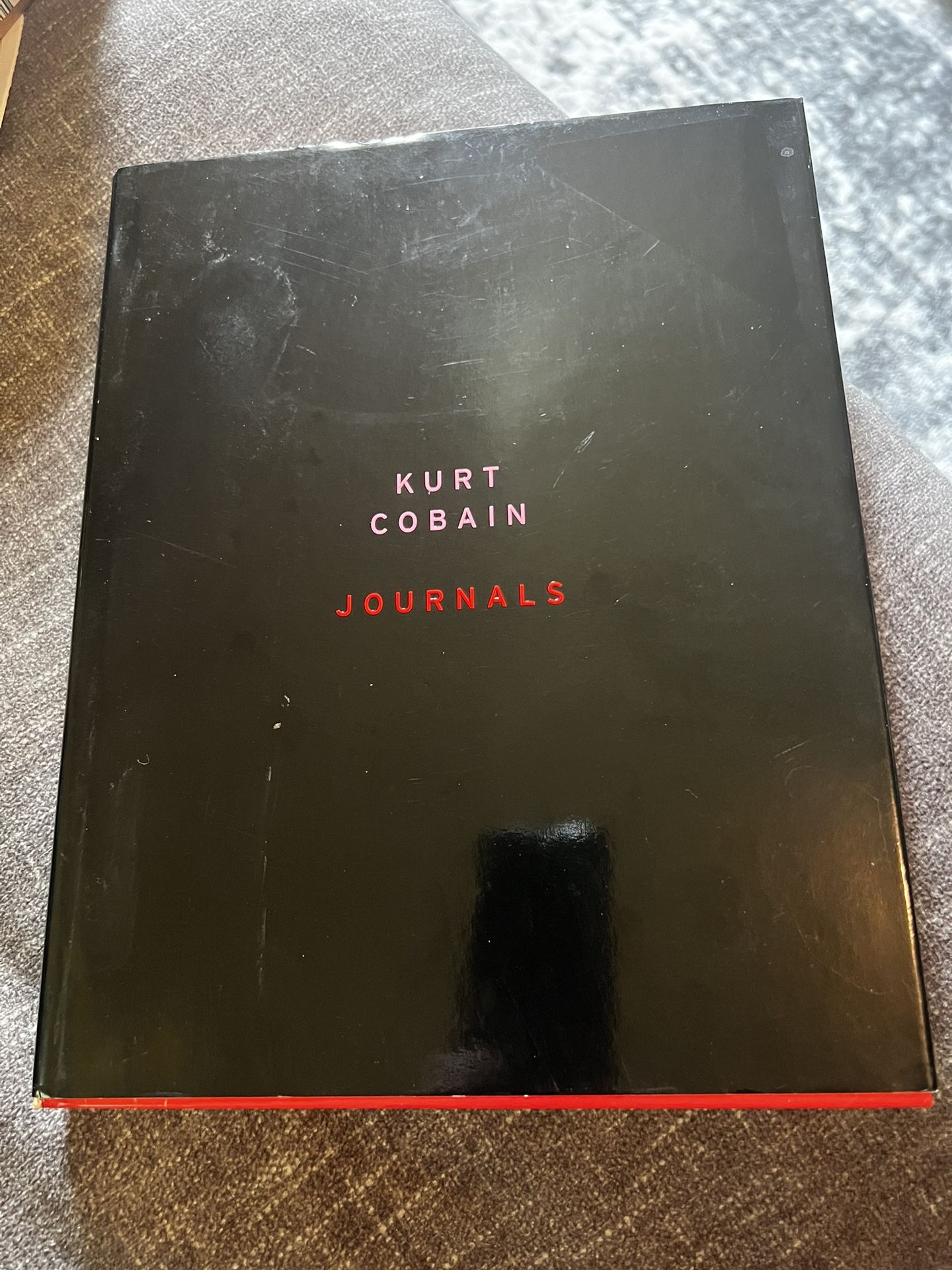 EUC Hardcover Book KURT COBAIN: JOURNALS 